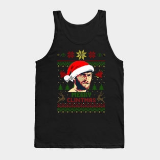 Clint Eastwood Merry Clintmas Tank Top